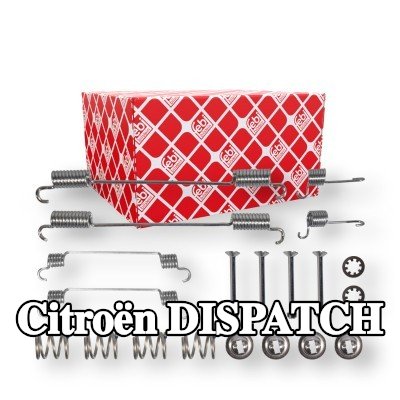 FEBI BILSTEIN طقم تركيب حذاء الفرامل للمحور الخلفي — 2000 Citroën Dispatch