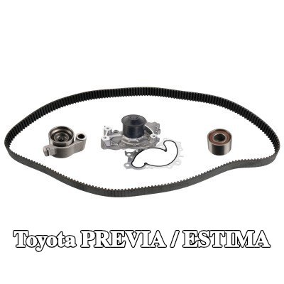FEBI BILSTEIN مجموعة مضخة المياه وحزام التوقيت عدد الأسنان: 211, Width: 32mm, مع مضخة مياه — 2000 Toyota Previa / Estima