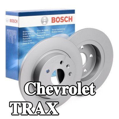 BOSCH القطر الخارجي لقرص المكابح: 268mm, صلب, مطلي — Chevrolet Trax