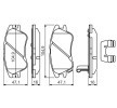 BOSCH Fren balatası seti 16mm, gıcırtı önleyici plaka ile, yaylı — 2002 Hyundai Atos (11)