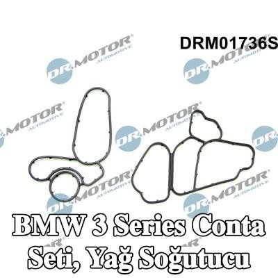 DR.MOTOR AUTOMOTIVE Conta Seti, yağ soğutucu — 2002 BMW 3 Series
