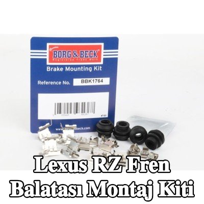 BORG & BECK Fren balatası montaj kiti — Lexus Rz
