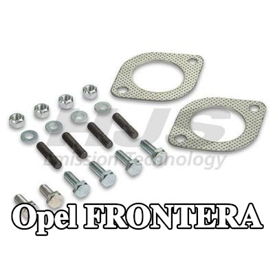 HJS مجموعة تركيب المحول الحفاز — 1998 Opel Frontera