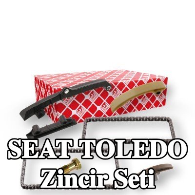 FEBI BILSTEIN Zincir gergisi içeren zamanlama zinciri kiti, kızak raylı — 1998 SEAT Toledo