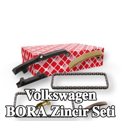 FEBI BILSTEIN Zincir gergisi içeren zamanlama zinciri kiti, kızak raylı — 1998 Volkswagen Bora