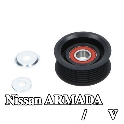 KAVO PARTS بكرة الانحراف/التوجيه, V-ribbed belt Outer Diameter: 72mm — Nissan Armada