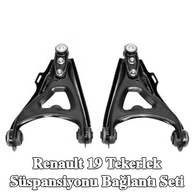 MASTER-SPORT Bağlantı seti, tekerlek süspansiyonu Ön Aks, bilyeli mafsal ile, lastik yatağı ile — Renault 19