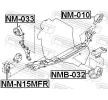 FEBEST Motor yatağı Alt, Arka — Nissan 100nx (2)