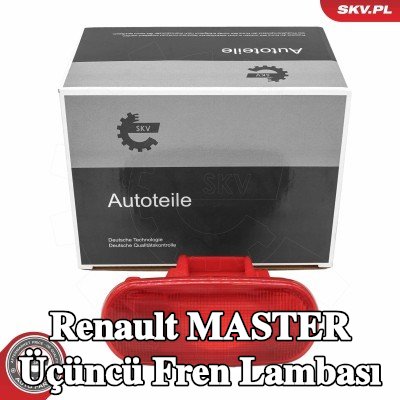 ESEN SKV Üçüncü fren lambası Merkez, Sol, Arka, ampul ile — 2002 Renault Master