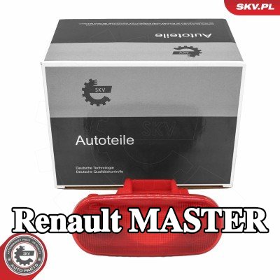 ESEN SKV مصباح الفرامل الثالث في الوسط, يسار, الخلفي, مع لمبة — 2002 Renault Master