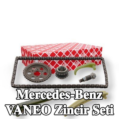 FEBI BILSTEIN Zincir gergisi içeren zamanlama zinciri kiti, kızak raylı — Mercedes-Benz Vaneo