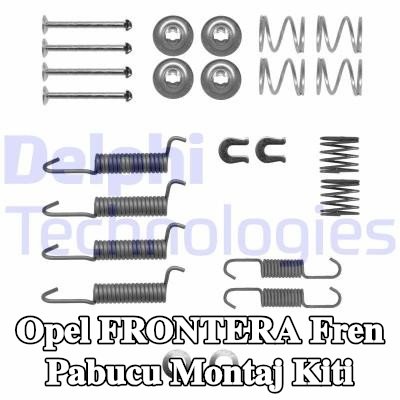 DELPHI Fren pabucu montaj kiti — Opel Frontera