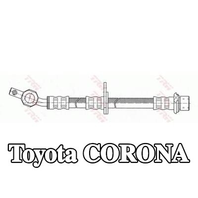 TRW خرطوم الفرامل 498mm — 1995 Toyota Corona