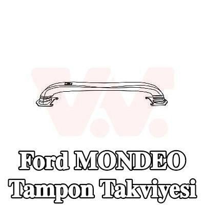 VAN WEZEL Tampon takviyesi Ön — 2002 Ford Mondeo
