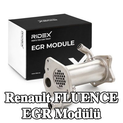 RIDEX Vakum baypaslı EGR Modülü — 2011 Renault Fluence