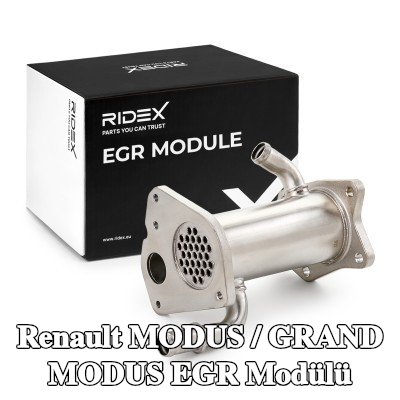 RIDEX Vakum baypaslı EGR Modülü — Renault Modus / Grand Modus