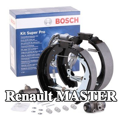 BOSCH مجموعة فرامل أسطوانية مع الملحقات, مع أسطوانة فرامل العجلة — 1997 Renault Master