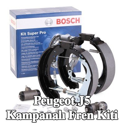 BOSCH Aksesuarları dahil tambur fren kiti, tekerlek fren silindiri ile — Peugeot J5