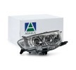 ABAKUS Far Sağ, H11/HB3, Lens Rengi (yön göstergesi): Sarı, ampul içermez, ampul yuvası olmadan — Mitsubishi L200 (1)