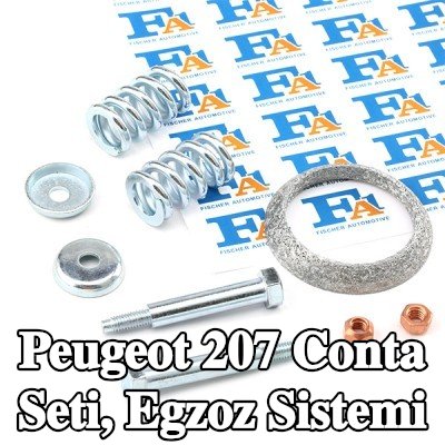 FA1 Conta Seti, egzoz sistemi — Peugeot 207