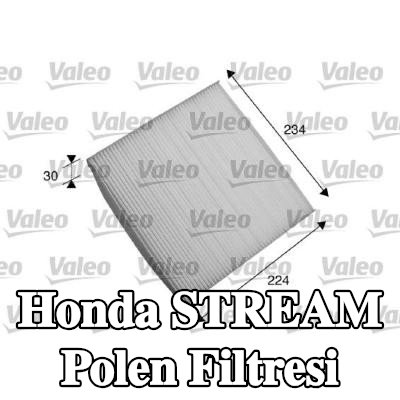 VALEO Polen filtresi CLIMFILTER COMFORT, Partikül Filtresi — Honda Stream