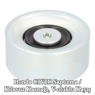 FEBI BILSTEIN Saptırma / kılavuz kasnağı, V-ribbed belt Outer Diameter: 70mm — Honda Civic