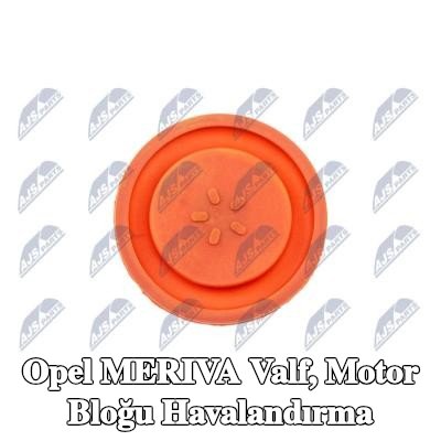 NTY Valf, conta/sızdırmazlık elemanlı motor bloğu havalandırma borusu — Opel Meriva