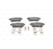 BOSCH Fren balatası seti 16, 8mm, gıcırtı önleyici plaka ile, cıvata/vida ile, aksesuarlarla, yaylı — Opel Agila (2)