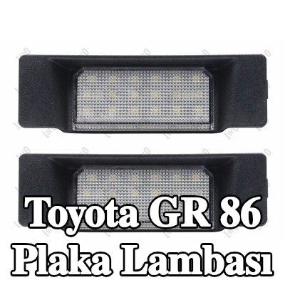 ABAKUS Her iki tarafta plaka lambası — Toyota Gr 86