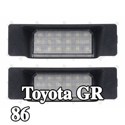 ABAKUS مصباح لوحة الأرقام على كلا الجانبين — Toyota Gr 86