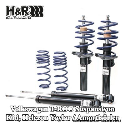 H&R Süspansiyon kiti, helezon yaylar / amortisörler — 2019 Volkswagen T-roc