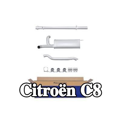 HELLA كاتم الصوت الخلفي الخلفي, مع قطع التركيب — Citroën C8