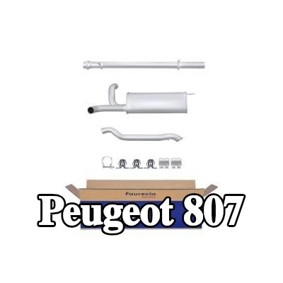 HELLA كاتم الصوت الخلفي الخلفي, مع قطع التركيب — Peugeot 807