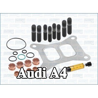 AJUSA مجموعة التثبيت, الشاحن مع الحشيات/الأختام — Audi A4