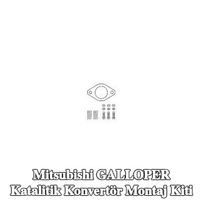 HJS Katalitik konvertör montaj kiti — Mitsubishi Galloper