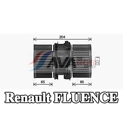 AVA COOLING SYSTEMS محرك منفاخ التدفئة — Renault Fluence