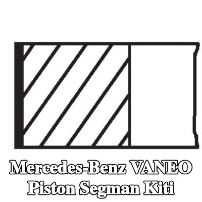 MAHLE Piston Segman Kiti — Mercedes-Benz Vaneo
