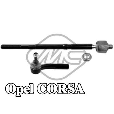 Metalcaucho مجموعة إصلاح، ذراع الرجوع للخلف — Opel Corsa