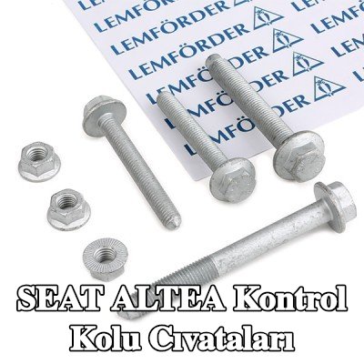 LEMFÖRDER Kontrol kolu cıvataları Ön Aks, her iki taraf — SEAT Altea