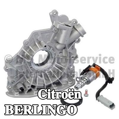 PIERBURG مضخة الزيت مع صمام ضغط الزيت الكهربائي, مع حلقة مانعة للتسرب, مع مانع تسرب العمود — Citroën Berlingo