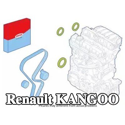 CORTECO مجموعة سدادات العمود, جانب بكرة المحرك — Renault Kangoo