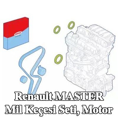 CORTECO Mil Conta Seti, motor kasnağı tarafı — 2002 Renault Master