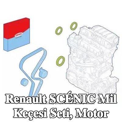 CORTECO Mil Conta Seti, motor kasnağı tarafı — 2000 Renault Scénic