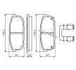 BOSCH Fren balatası seti 15, 6mm, yaylı — 2002 Kia Sorento (9)