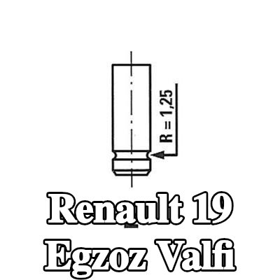 FRECCIA Egzoz valfi — 1990 Renault 19