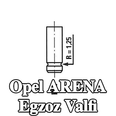 FRECCIA Egzoz valfi — Opel Arena