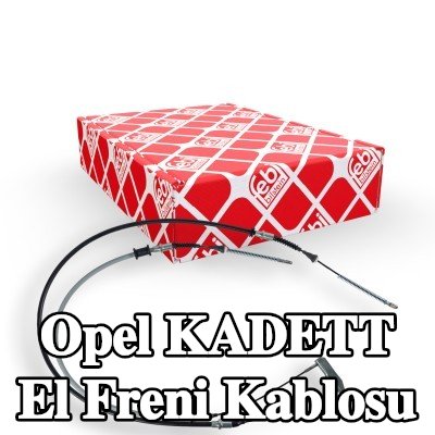 FEBI BILSTEIN El freni kablosu Sol Arka, Sağ Arka, 1273, 1690mm — 1990 Opel Kadett
