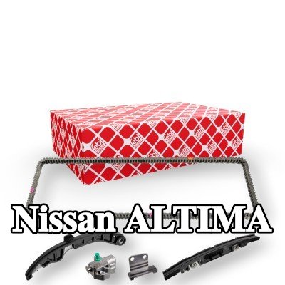 FEBI BILSTEIN طقم سلسلة التوقيت مع شداد السلسلة, مع سكك انزلاقية — Nissan Altima