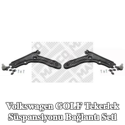 MAPCO Bağlantı seti, tekerlek süspansiyonu Ön Aks Sol, Ön Aks Sağ, Alt, bilyeli mafsal ile — 1995 Volkswagen Golf