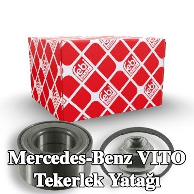 FEBI BILSTEIN Aks somunu dahil tekerlek yatağı, tutma halkası — 2000 Mercedes-Benz Vito
